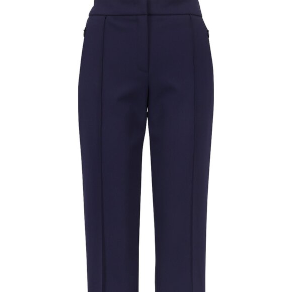 Escada Tusko Deep Sea Slim Tapered Pant Navy - Picture 1 of 9